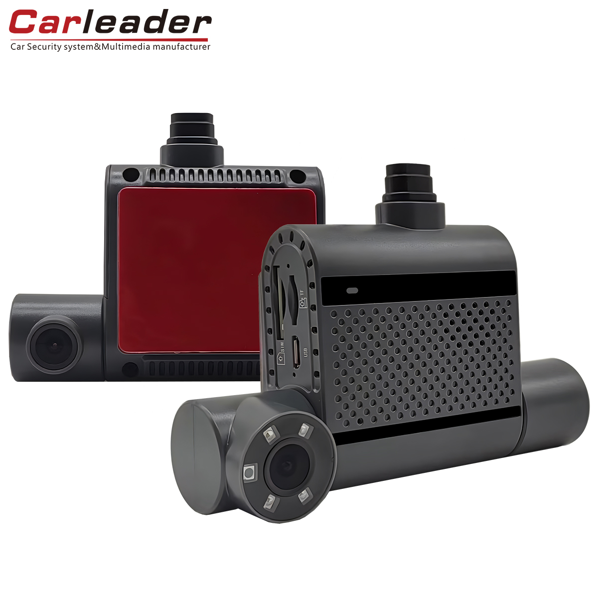 Drive Smarter, Stay Lindung-Carleader Dual-Channel DVR Recording HD 1080p Dash Camera