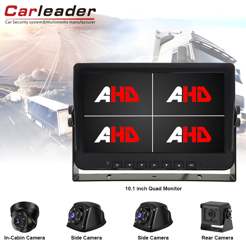 Tingkatkan Pengalaman Pemantauan Anda dengan Input 4AV 4AV 10-inci View AHD Monitor Kendaraan dan Kit Kamera