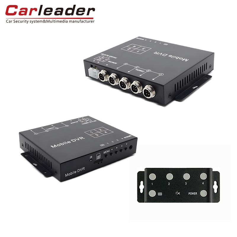 Carleader 4ch Ahd 1080p Mini Mobile DVR Dukungan Penyimpanan Kartu TF