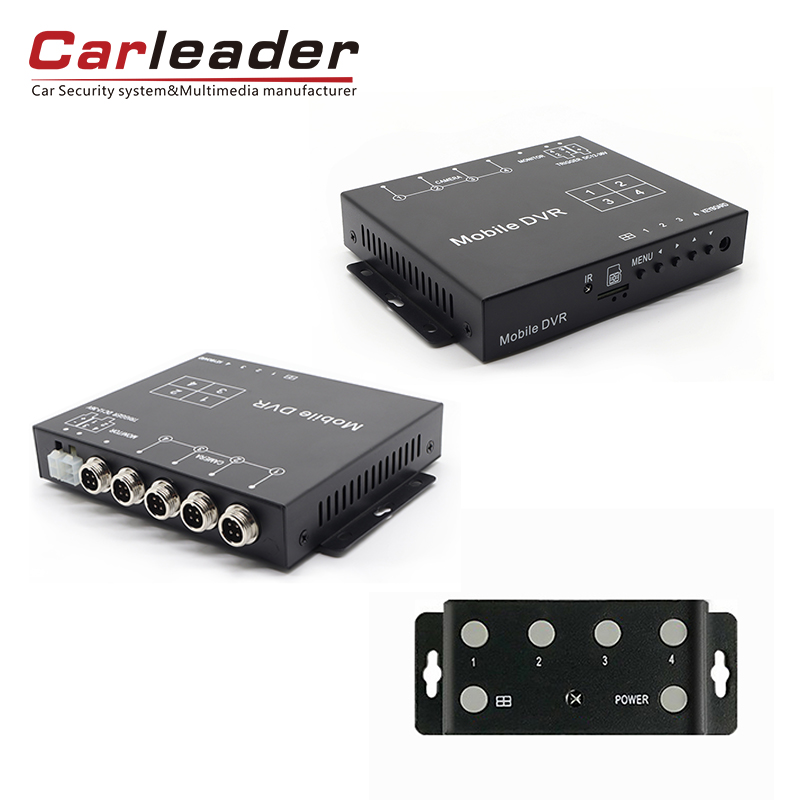 Carleader 1080p AHD Quad Split Control Box dengan Fungsi Perekaman: Hub Pengawasan Kendaraan All-In-One Anda