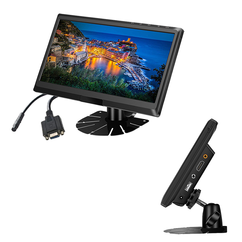 Monitor HD Layar IPS 9 Inci Carleader Mendukung Input CVBS+HD+VGA