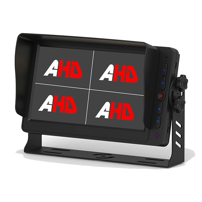 Carleader 7 Inci 4CH AHD Input Quad View Display Monitor Meningkatkan Keamanan Berkendara Anda