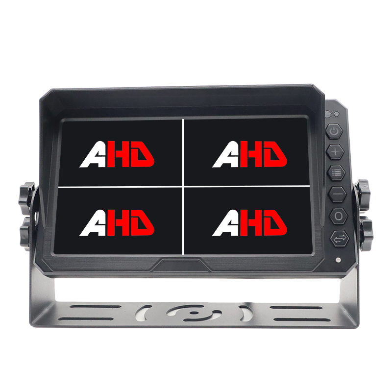 Carleader 7 Inci 4CH Quad Display AHD Monitor Cadangan Kendaraan Tugas Berat