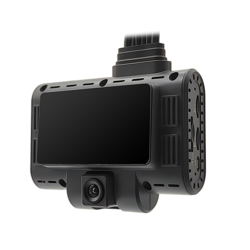 Kamera Dash AI DVR 3CH dengan GPS 4G, ADAS, DSM dan WiFi untuk Kendaraan Armada