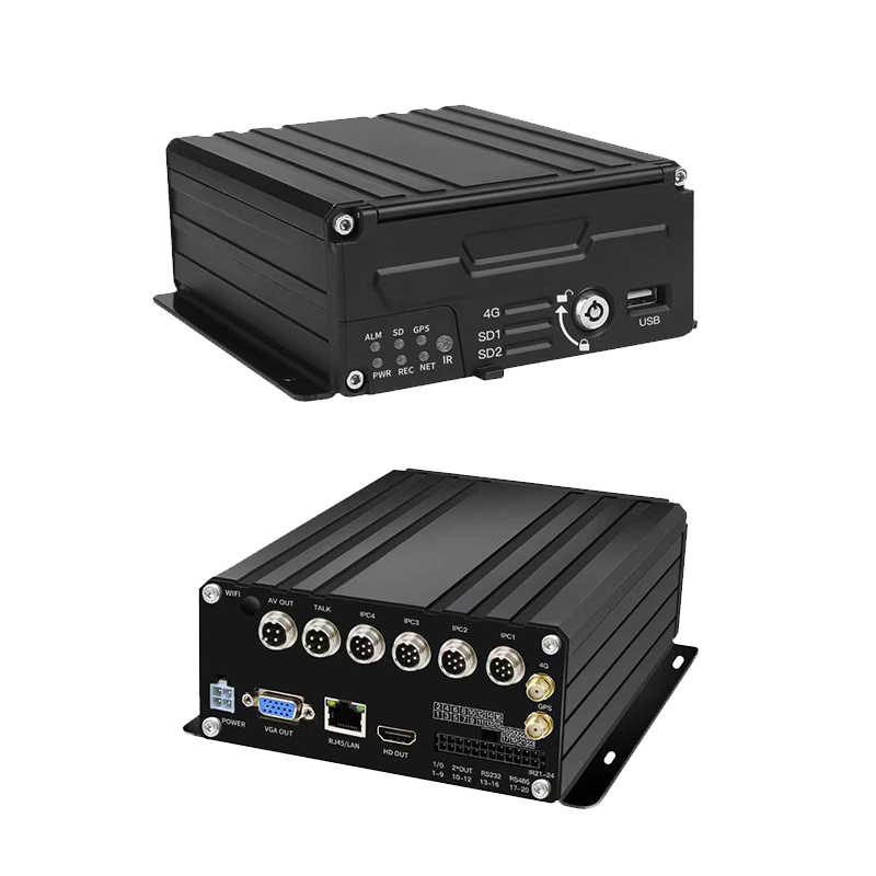 4CH IPC HDD Mobile NVR Untuk Keamanan Kendaraan