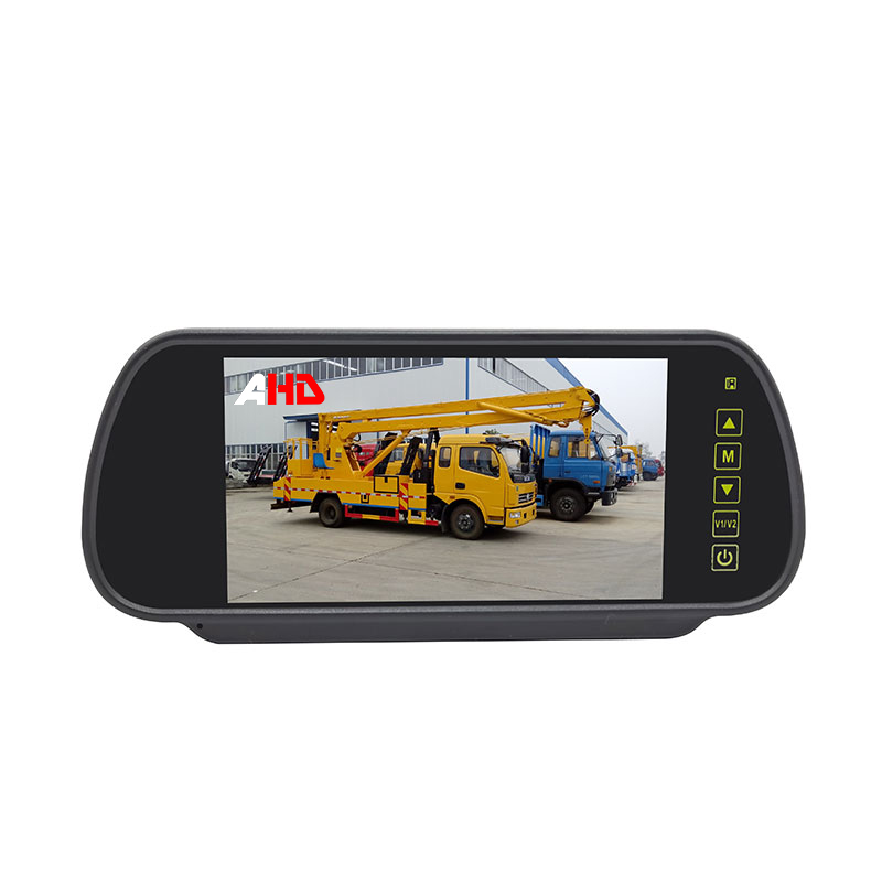 Monitor Cermin Mobil 7 Inci Monitor Kaca Spion Digital AHD untuk Kendaraan Komersial Bus Truk