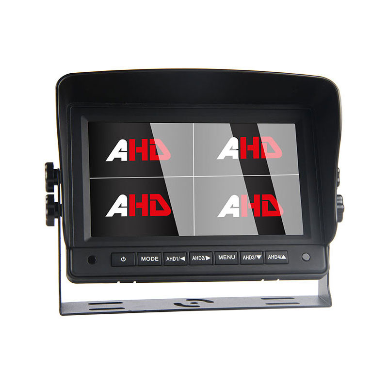 Monitor Kamera HD Mobil Quad Split 7 Inci