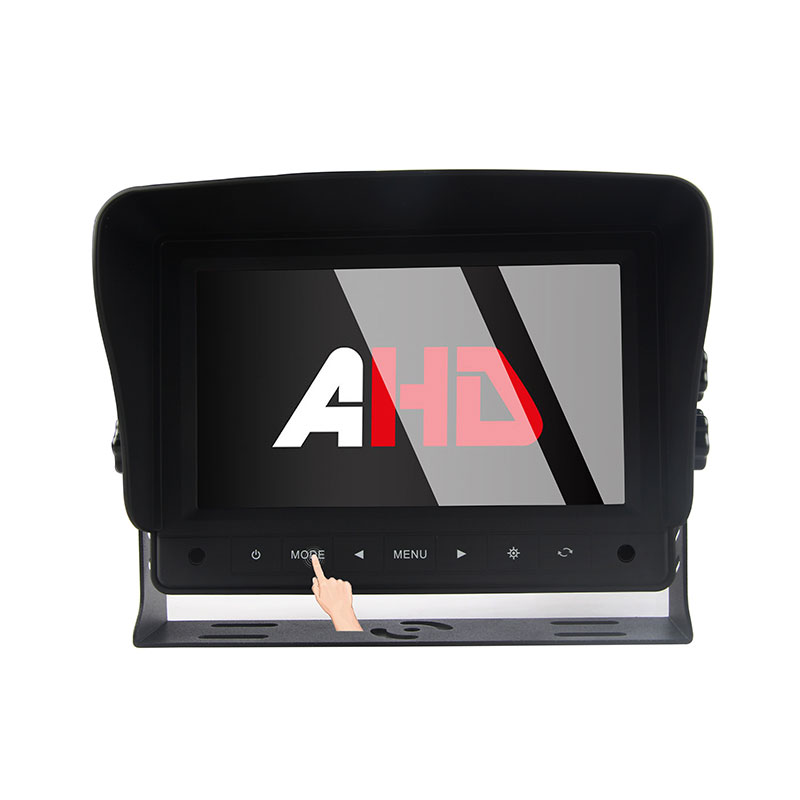 Tombol Sentuh 7 Inci Montior Kendaraan AHD Tugas Berat 2CH