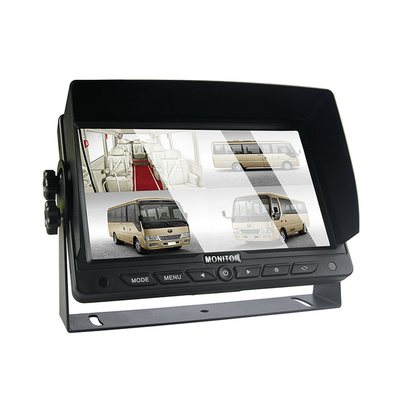 Monitor Quad Split HD Onboard Truk 7 Inci