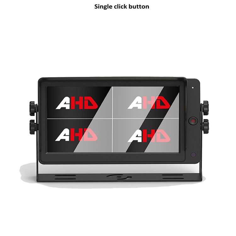 Layar sentuh AHD quad monitor 7 inci