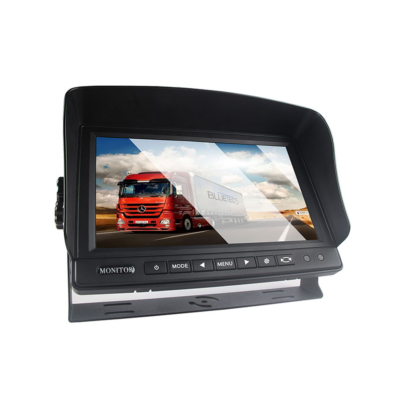 Monitor Dudukan Dasbor LCD Mobil 9 inci Untuk Bus / Truk / Carvan